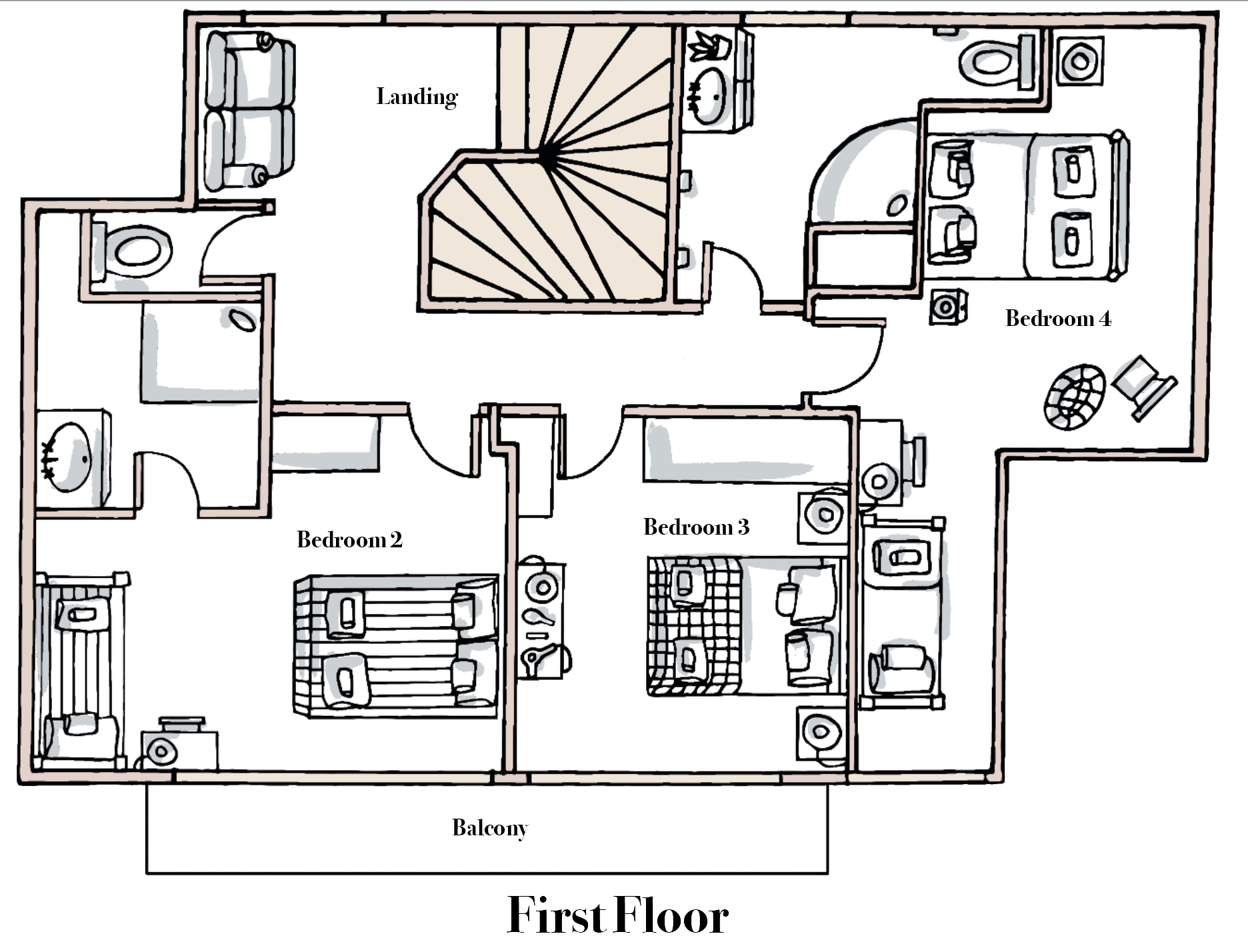 Chalet Roc Soleil First Floor.png