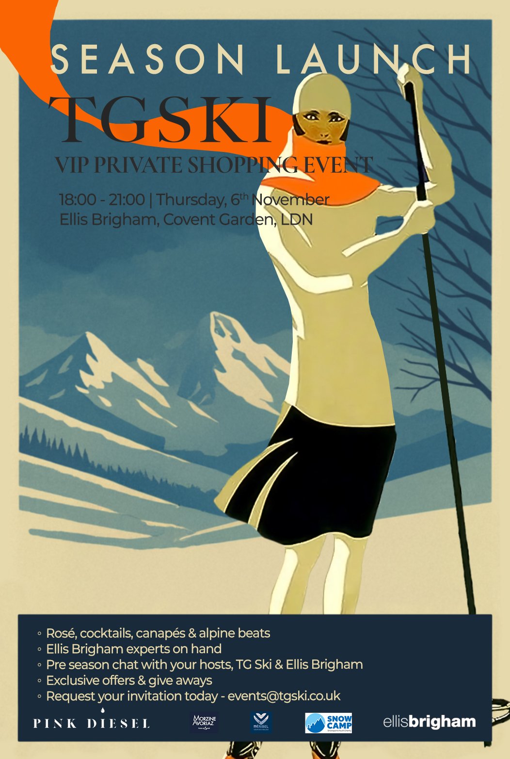 Join us for our Season Launch party in London with Ellis Brigham