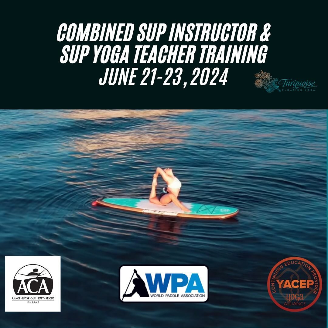 Unlike many SUP Yoga Teacher Trainings that only offer continuing education credit with Yoga Alliance, our Combined SUP &amp; SUP Yoga Teacher Training includes ALL of the following:

🏄🏽&zwj;♀️World Paddle Association (WPA) Level 1 SUP Instructor c