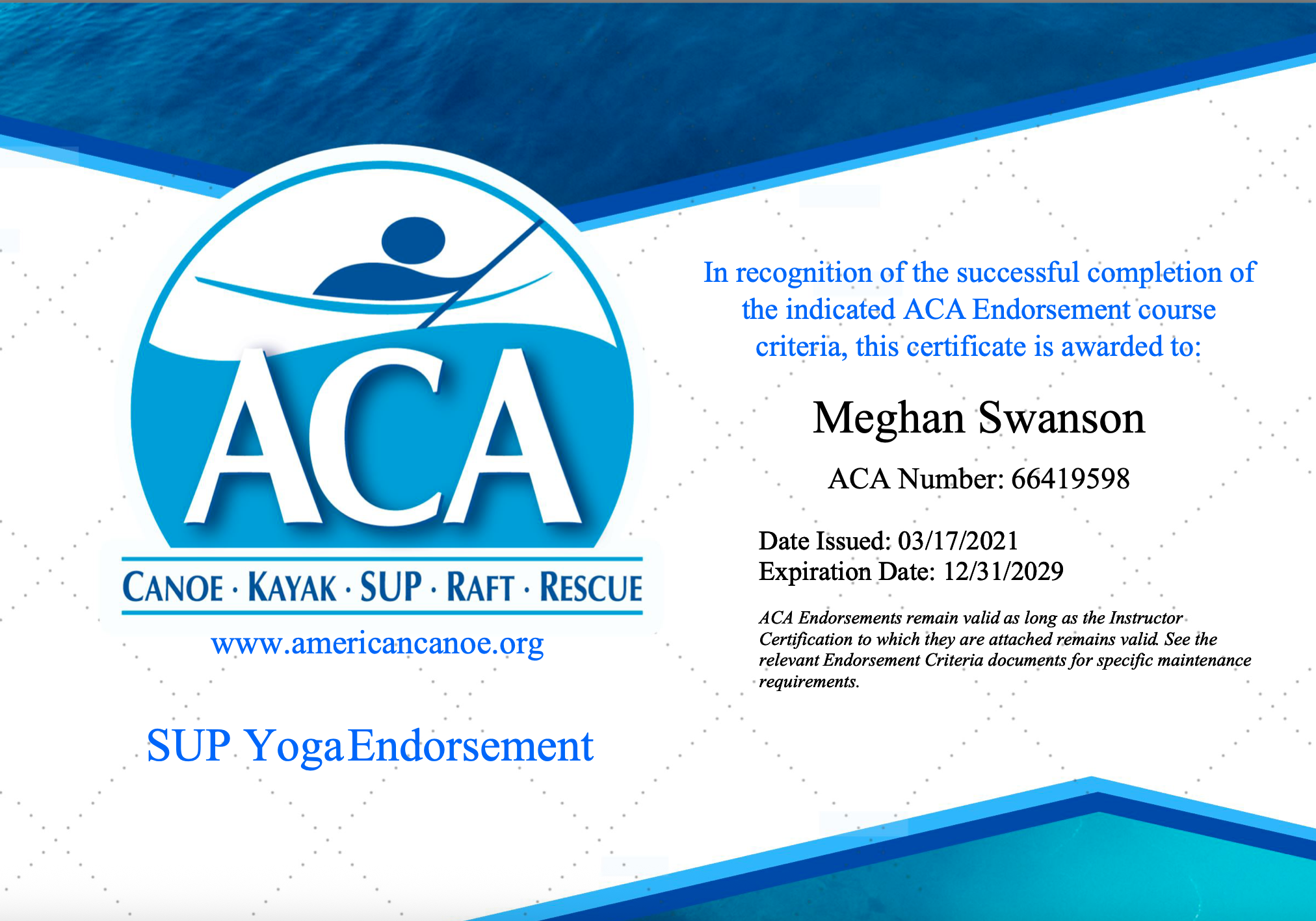 ACA-SUPYogaEndorsement-Meghan Swanson