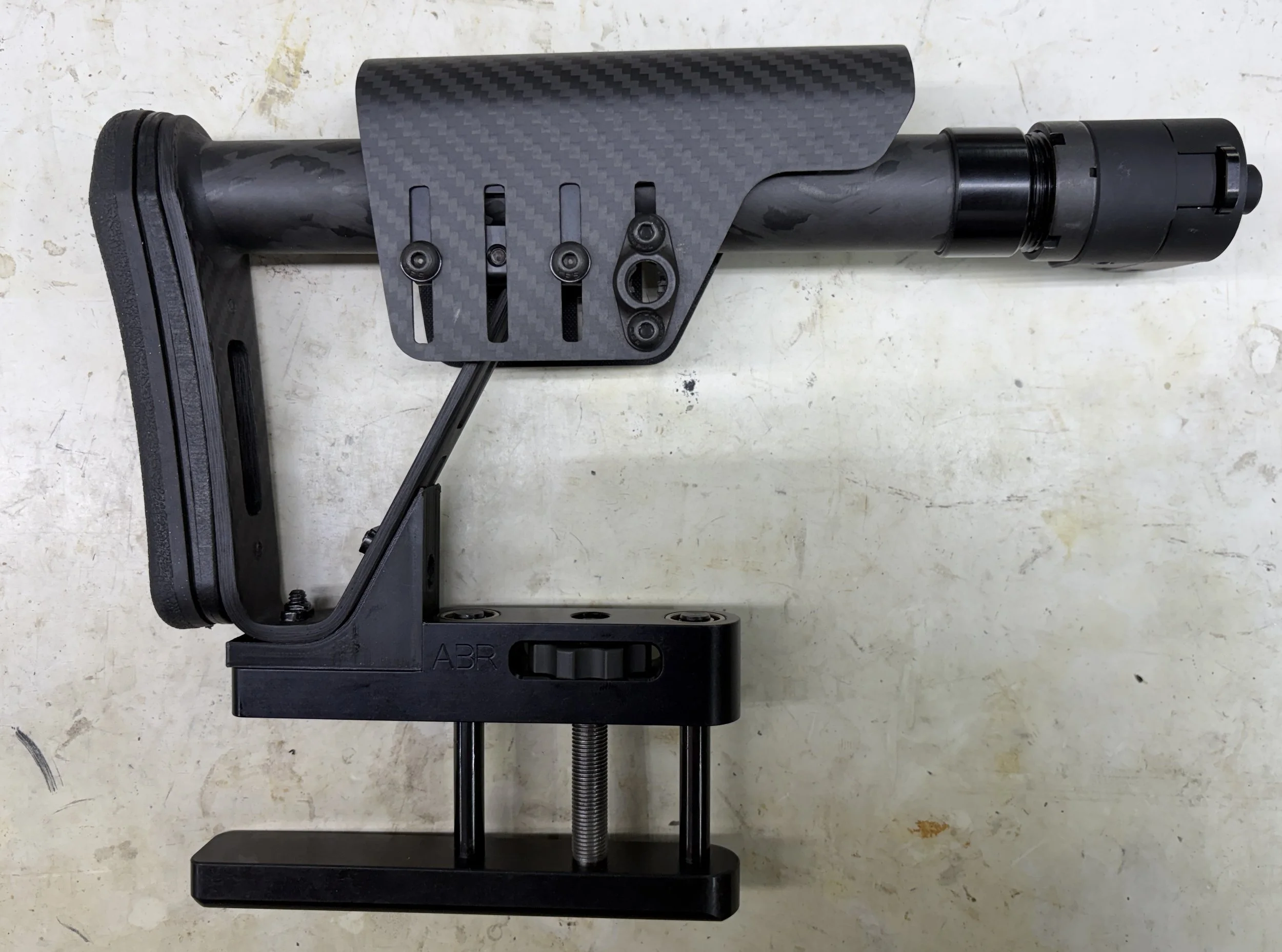 Ultralight Carbon Fiber Buttstock XLR bag rider ABR adjustable bag Rider enhancement