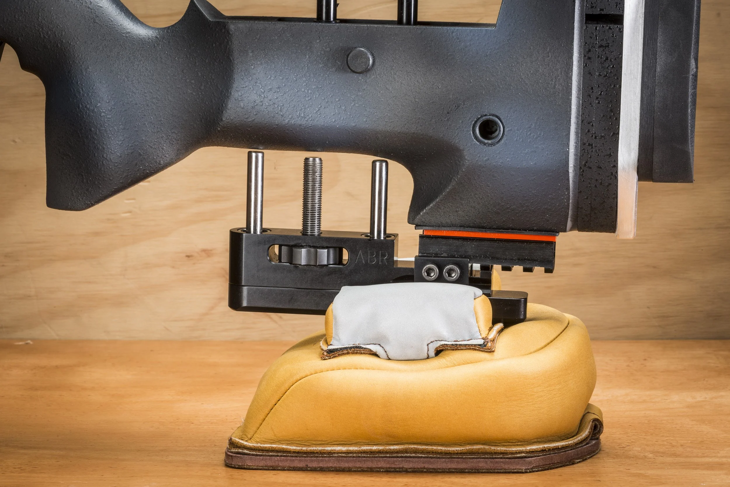 McMillan stock with picatinny rail and Adjustable bag rider enhancement