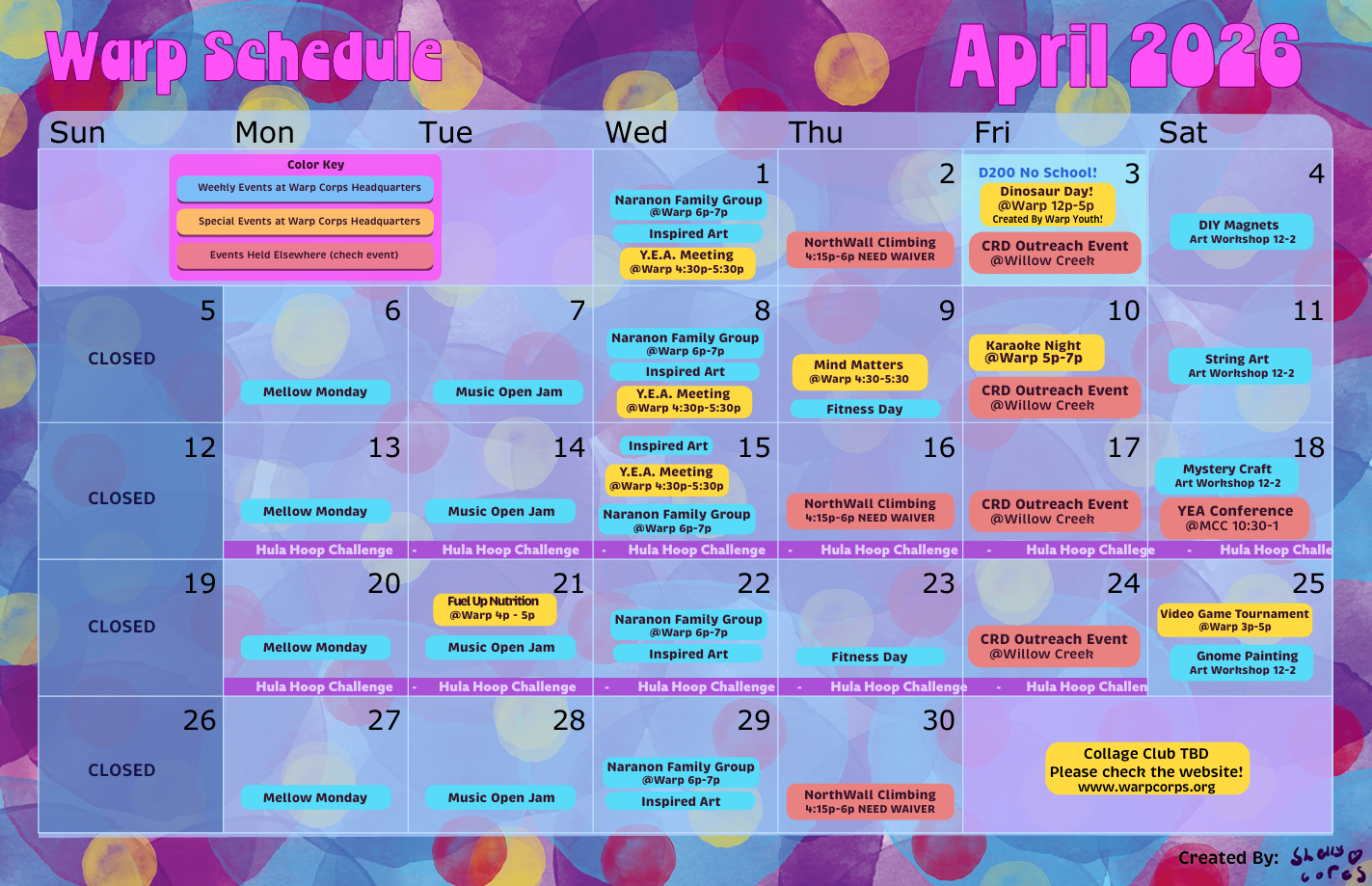 Warp Corps April 2026 Calendar.png