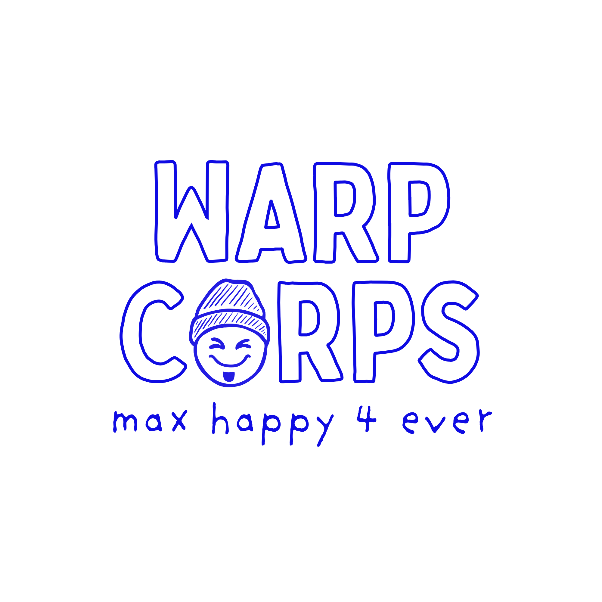 Blue and Cream Hand Drawn Illustrative Creative Studio Brand Logo.png