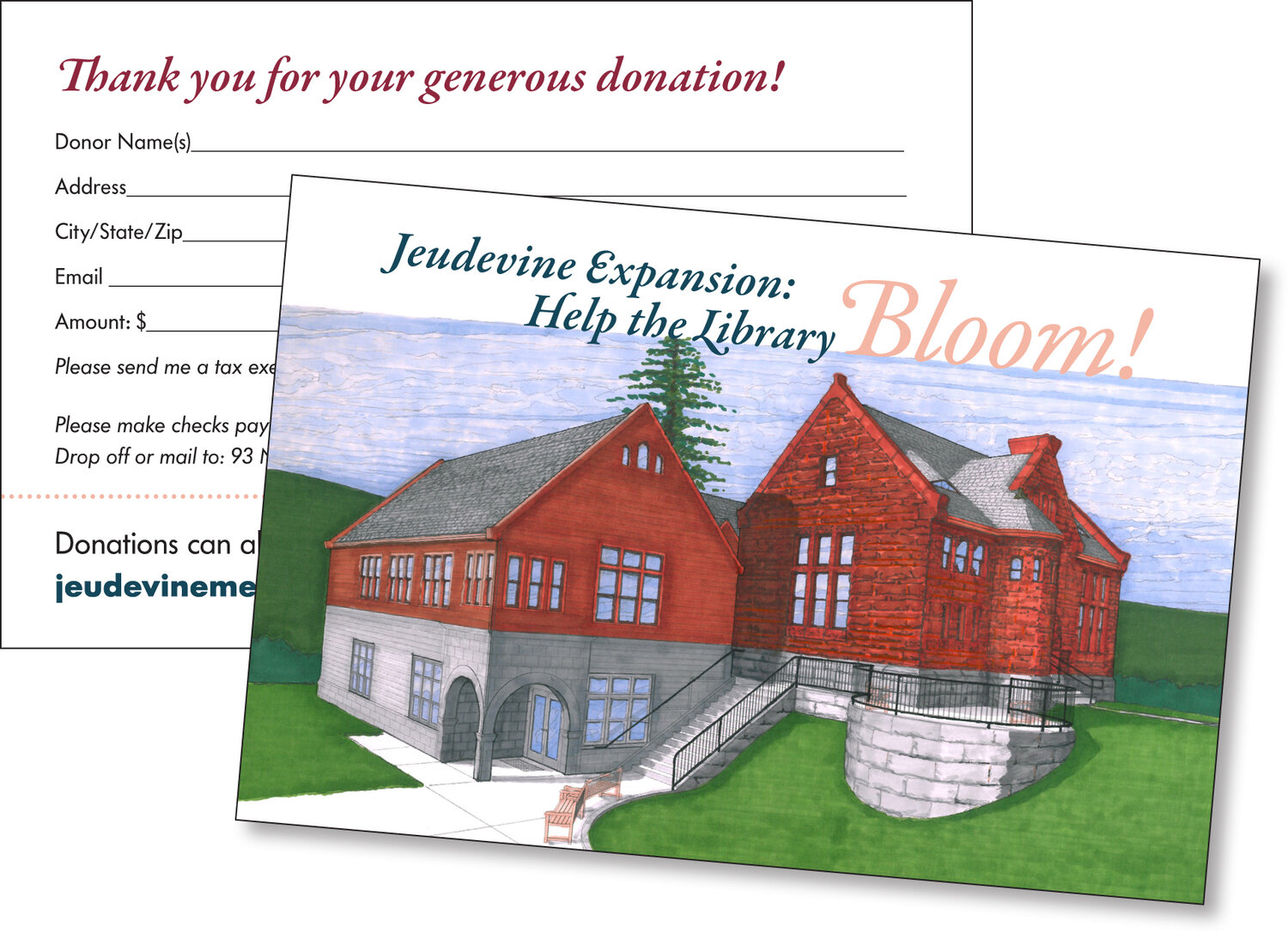 donor card, 4x6