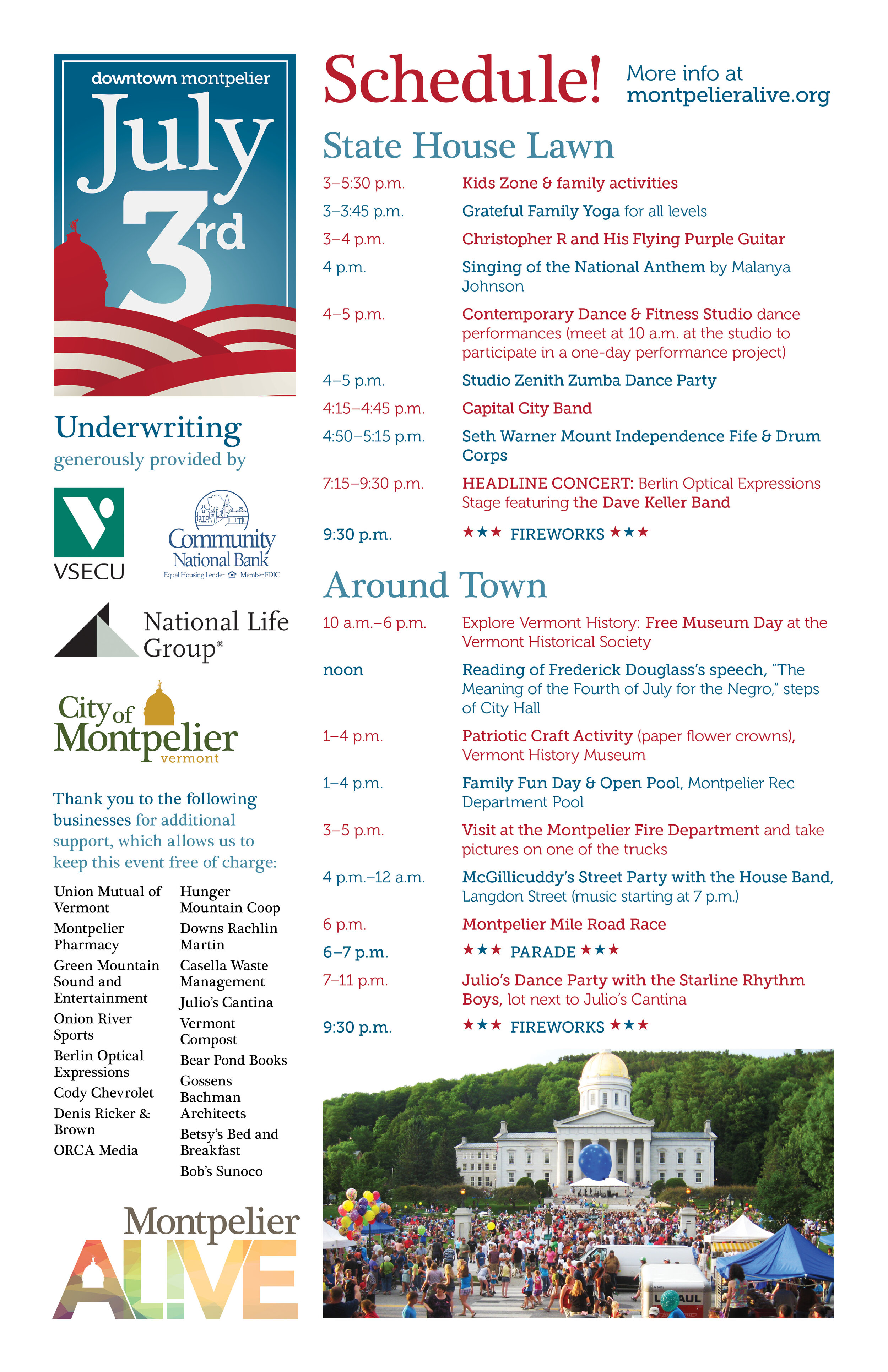 schedule, 11x17