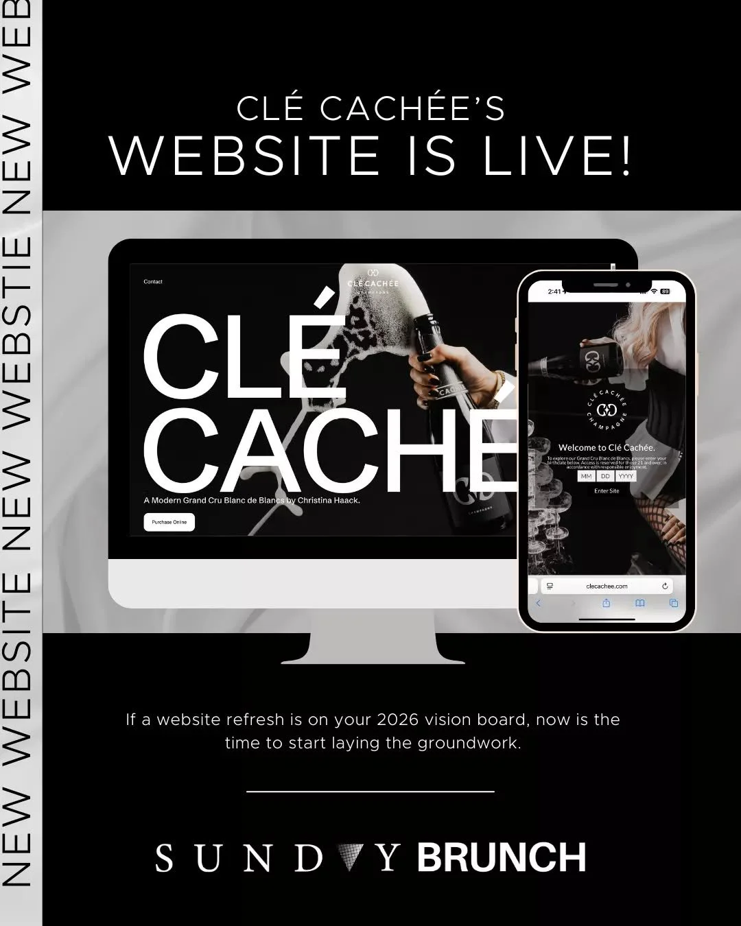 We&rsquo;re proud to unveil the new @clecacheechampagne website, designed to reflect the elegance, confidence, and modern luxury behind the brand. ✨

From visual storytelling to seamless navigation, this project was all about alignment, clarity, and 