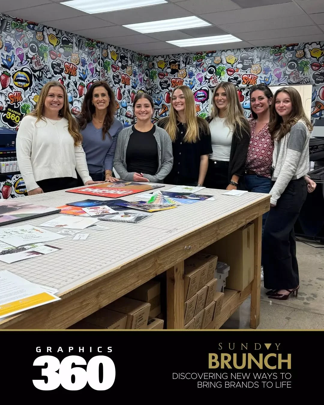 Our team spent time at @Graphics360 , gaining deeper insight into the latest capabilities in print production, materials, and custom brand installations. 

From specialty finishes to large-format displays and fully customized installations, print con