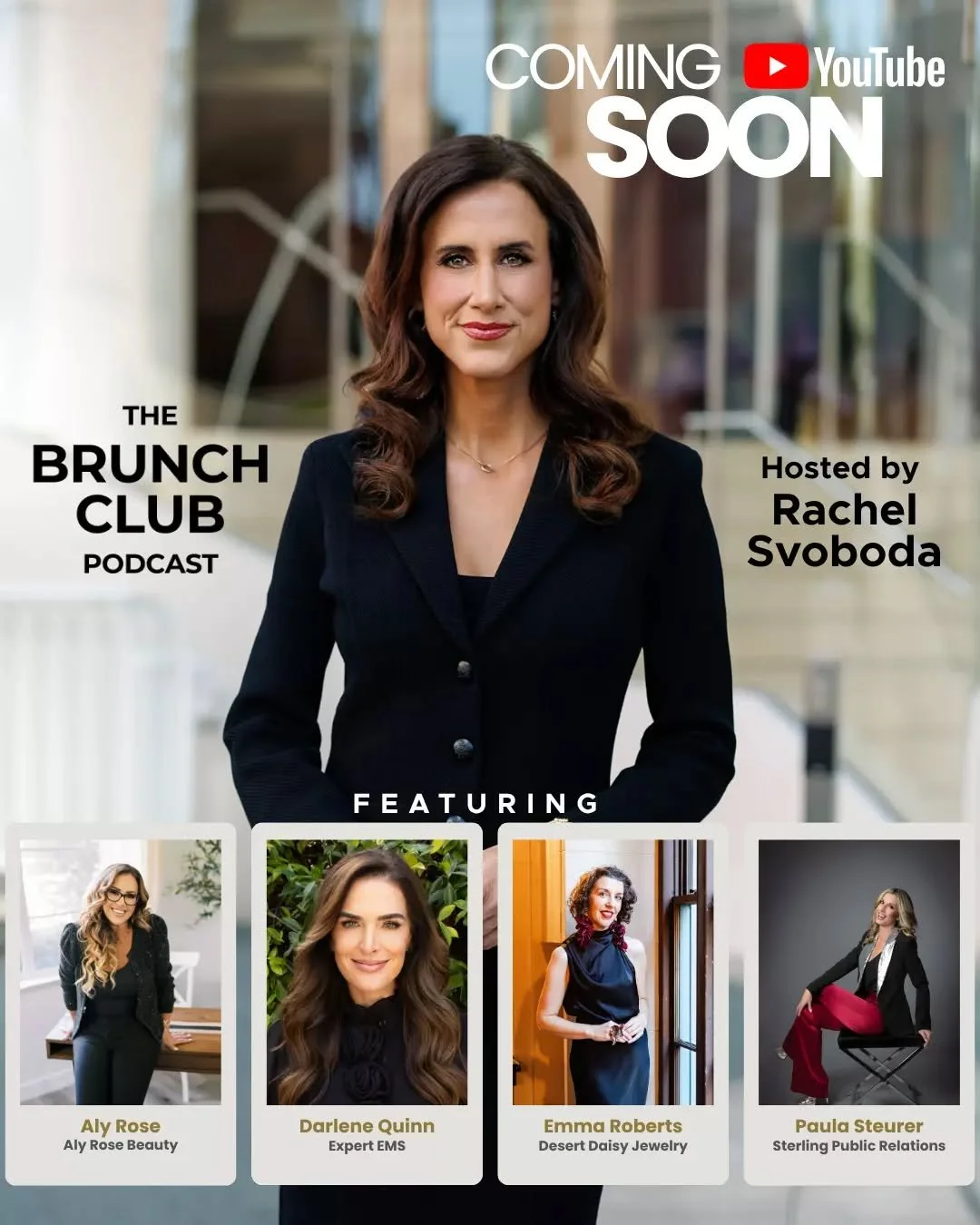 The Brunch Club Podcast is relaunching soon, bringing together women who are building, leading, and showing up in every season of life.

Real stories. Honest experiences. The moments behind the milestones.

Because success isn&rsquo;t built alone, it