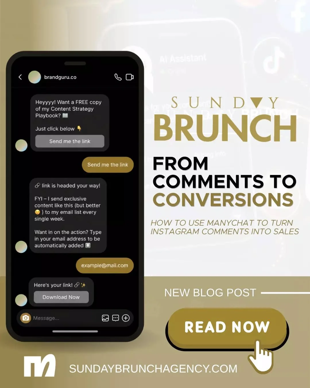 What if a single comment could start a conversation, capture a lead, and move someone closer to becoming a customer?

That's exactly why more businesses are turning to conversational marketing.

With tools like ManyChat, social media engagement becom