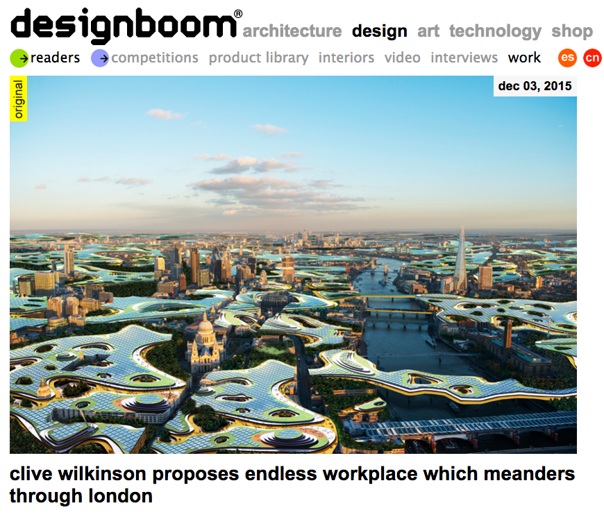 The Endless Workplace featured on designboom