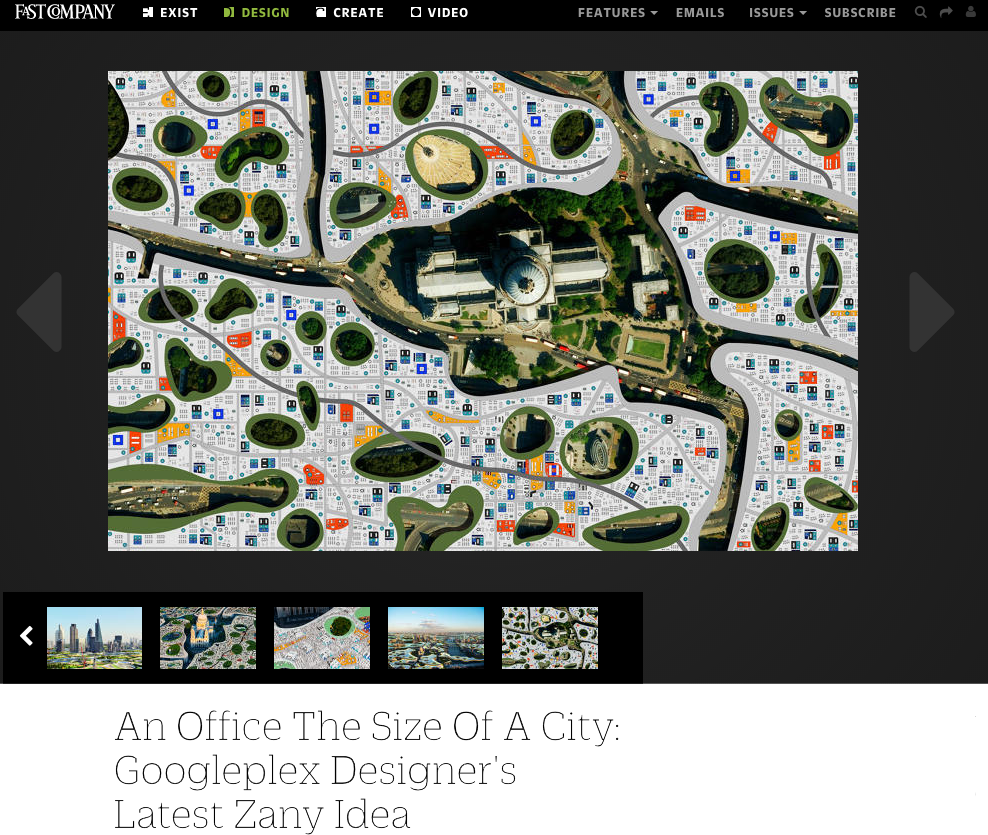 Clive Wilkinson Architects on Fast Company