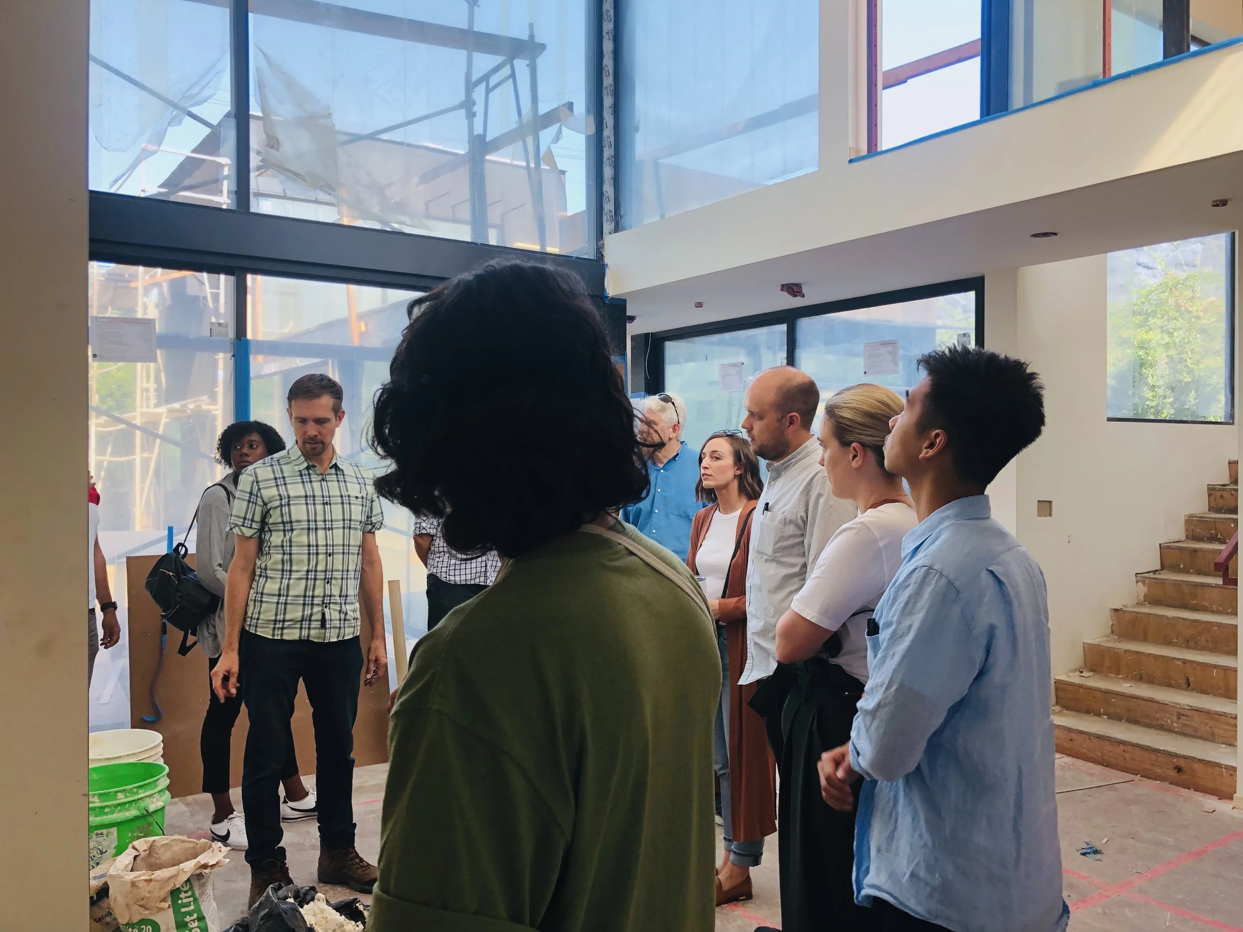 Clive Wilkinson Team Visits West LA Residential Project