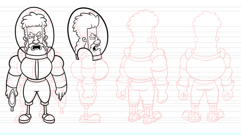 How to Create a Character Turnaround and Animate it — The AK Studio