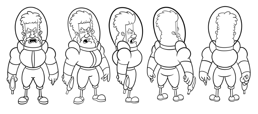 How to Create a Character Turnaround and Animate it — The AK Studio
