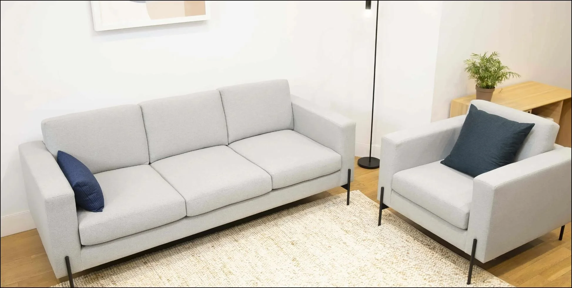  Also in 2020, Jeffrey and Lindsay collaborated on the design of a commercial-grade  sofa  and  chair  for  Branch . During the prototyping process, Jeffrey worked closely with his factory contacts and also sourced durable commercial fabrics and cust