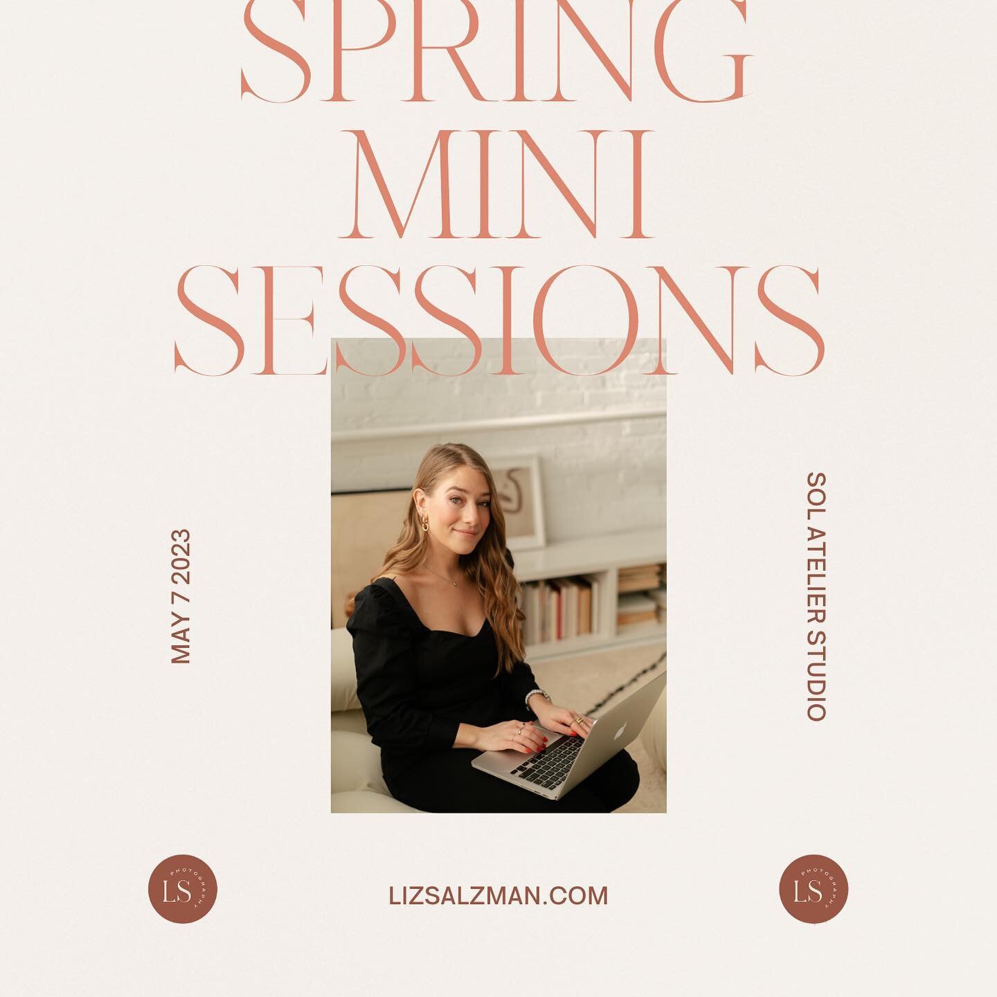 Spring mini sessions are here 💗 May 7th! At the gorgeous @sol.atelier.toronto 🤩 
Do you need some new headshots? A few great photos for social media or website? Dating app photos? Fresh content in between bigger shoots? Meet me on May 7th 😉 You kn