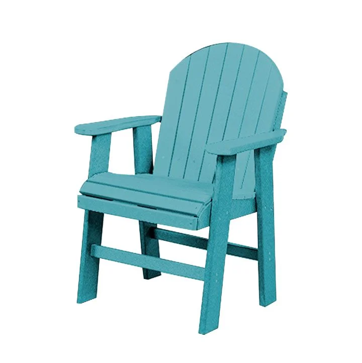 Table Height Poly Patio Chair | Aruba Blue