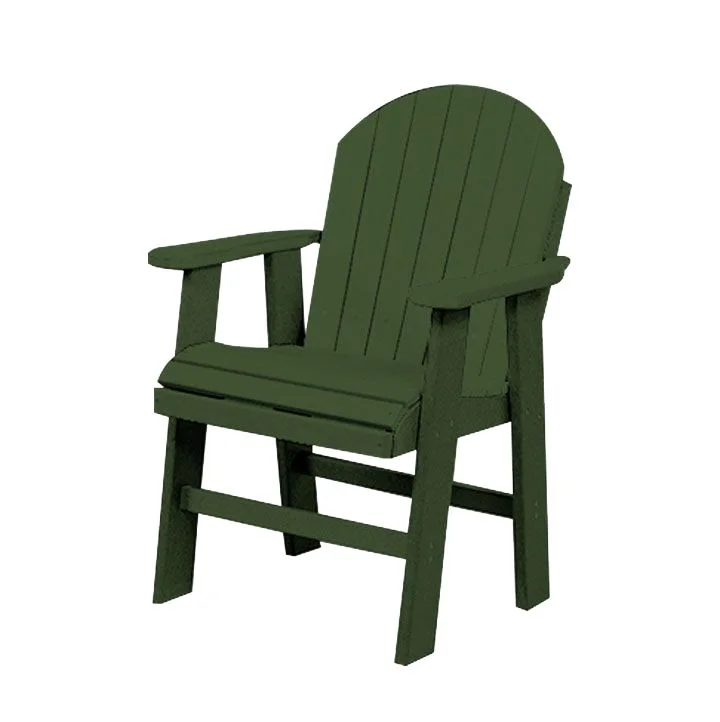 Table Height Poly Patio Chair | Woodland Green