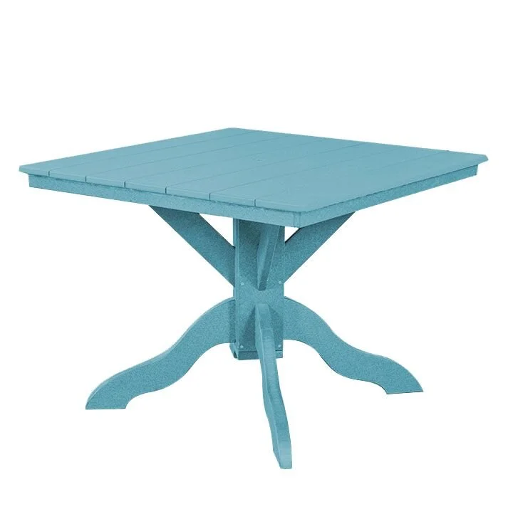 Poly Adirondack Dining Table | Aruba Blue