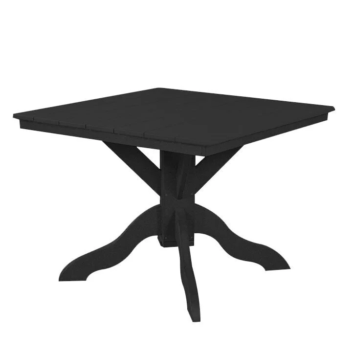 Poly Adirondack Dining Table | Black