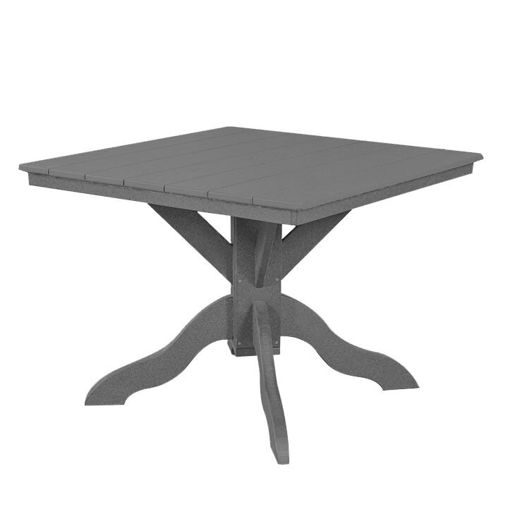 Poly Adirondack Dining Table | Slate Gray