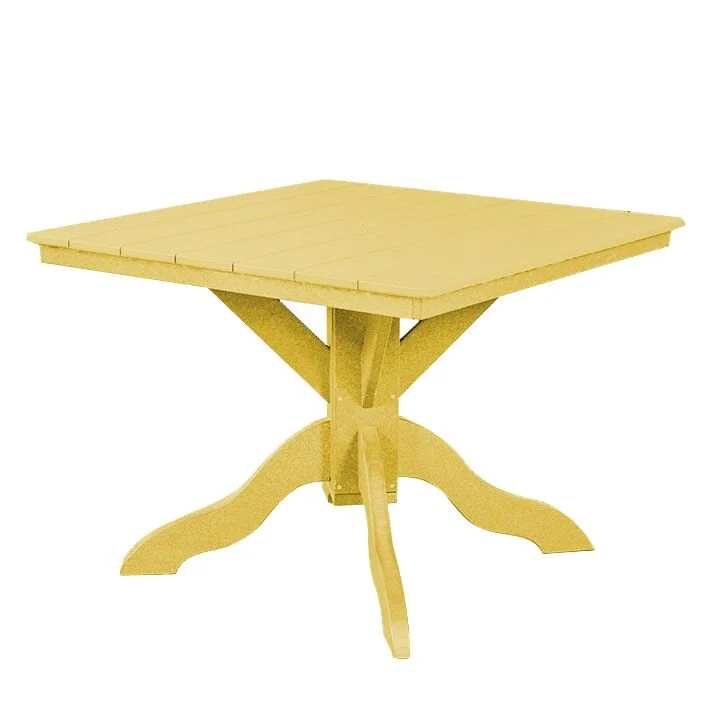 Poly Adirondack Dining Table | yellow