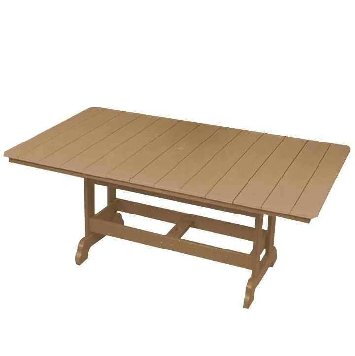 6' Dining Height Poly Adirondack Table | Cedar