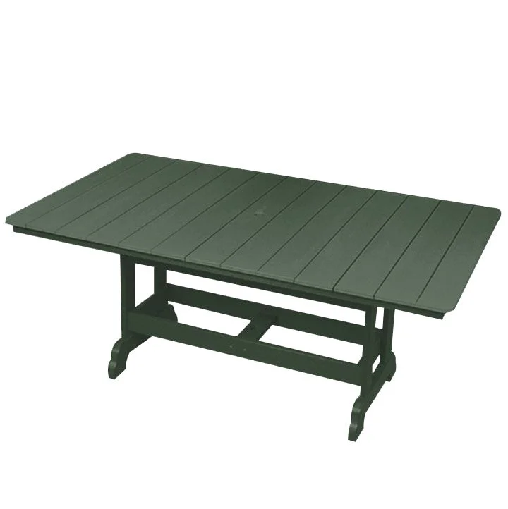 6' Dining Height Poly Adirondack Table | Woodland Green