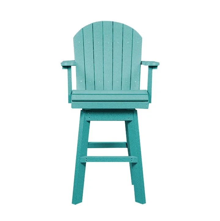 Bar Height Swivel Chair | Aruba Blue
