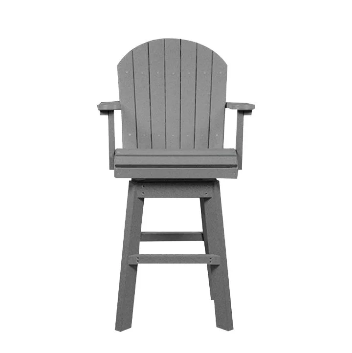Bar Height Swivel Chair | Slate Gray
