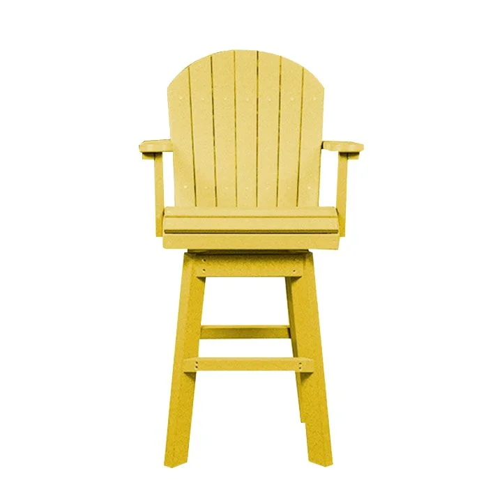 Bar Height Swivel Chair | Yellow