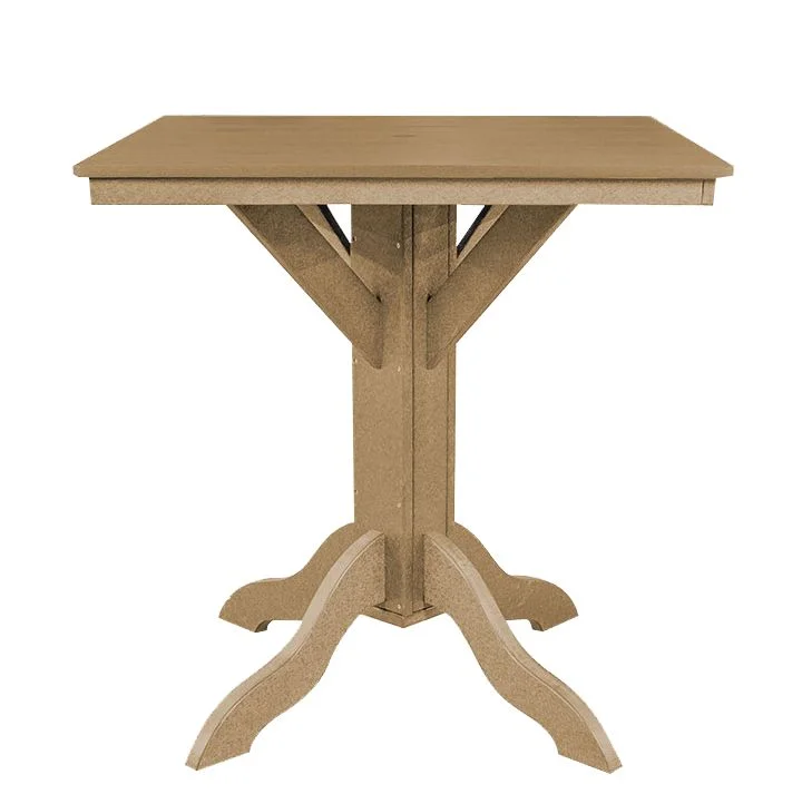 Bar Height Square Table | Cedar