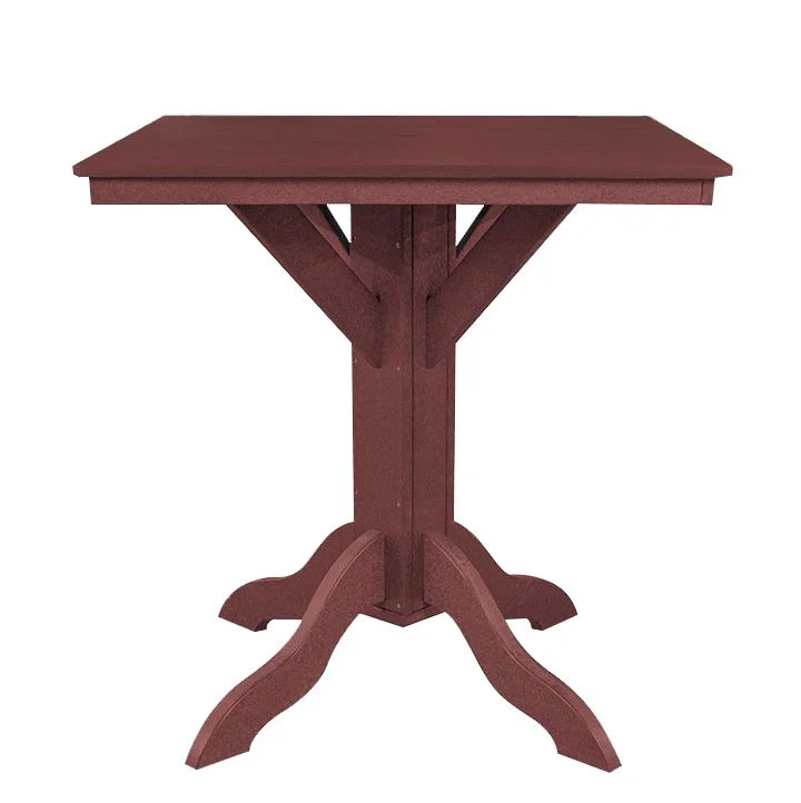 Bar Height Square Table | Cherrywood