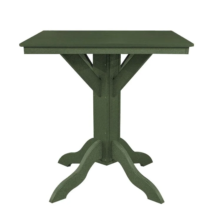 Bar Height Square Table | Woodland Green