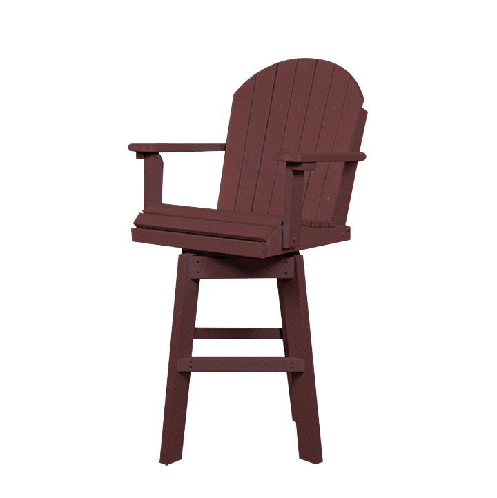 Counter Height Poly Swivel Chair | Cherrywood