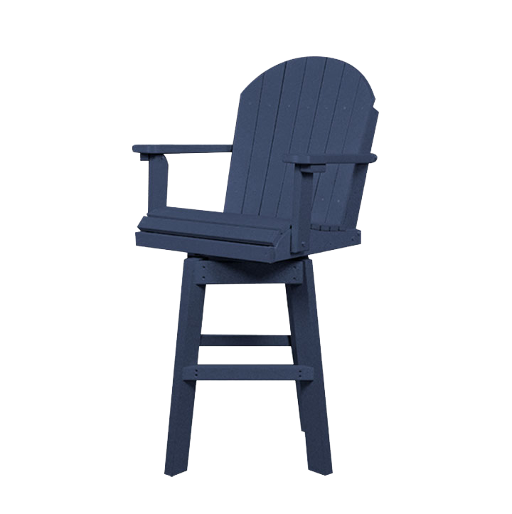 Counter Height Poly Swivel Chair | Patriot Blue