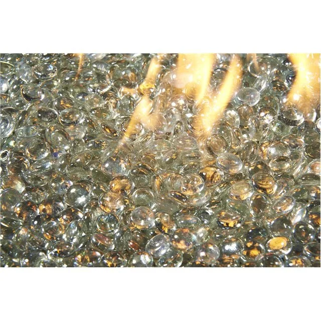 Clear Fire Glass Gems | 15lbs