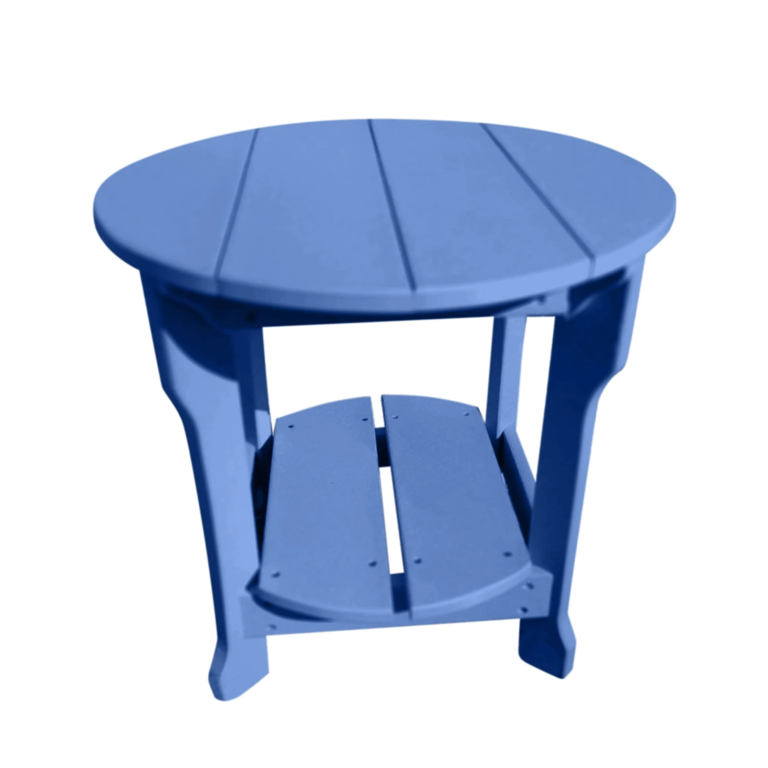 Round End Table | Burns Blue