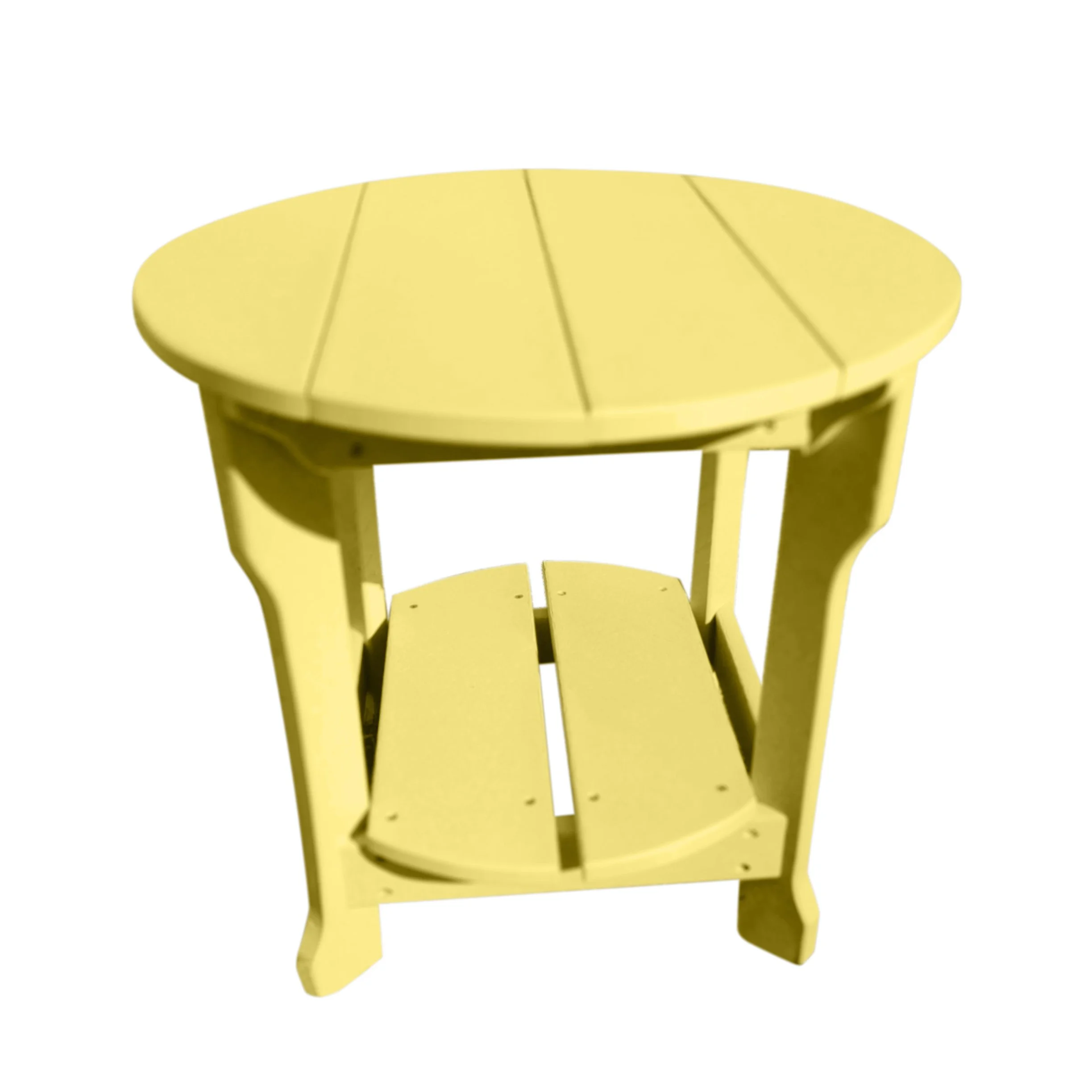 Round End Table | Yellow
