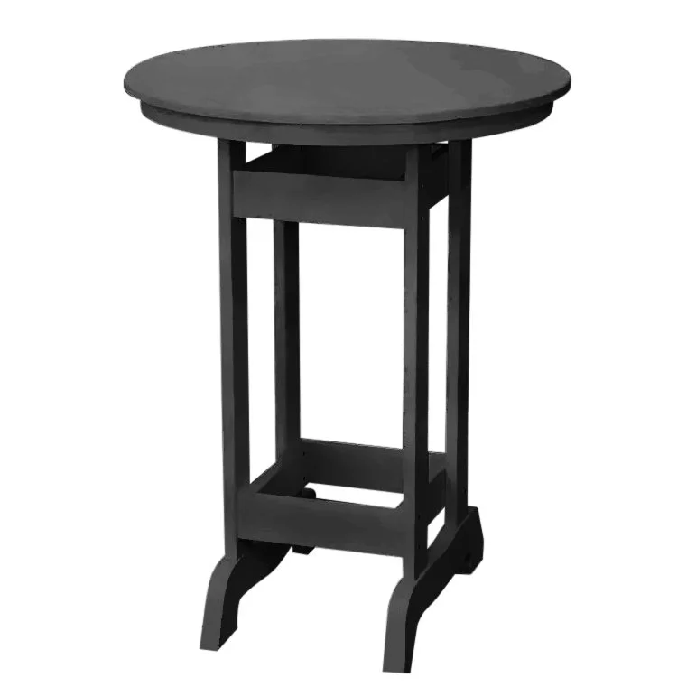 Bar Height Bistro Table | Black