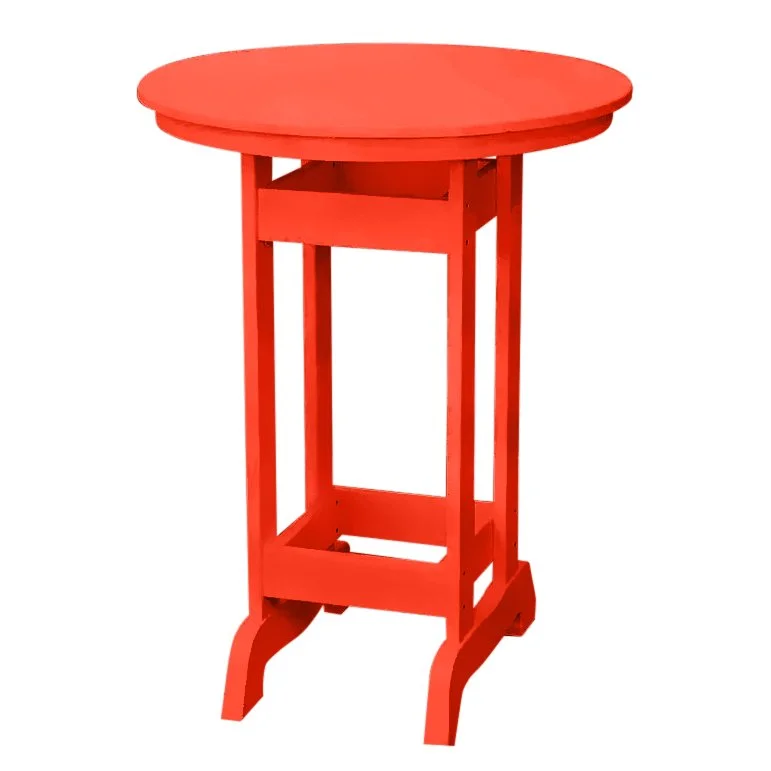 Bar Height Bistro Table | Ruby Red