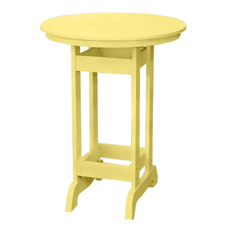 Bar Height Bistro Table | Yellow