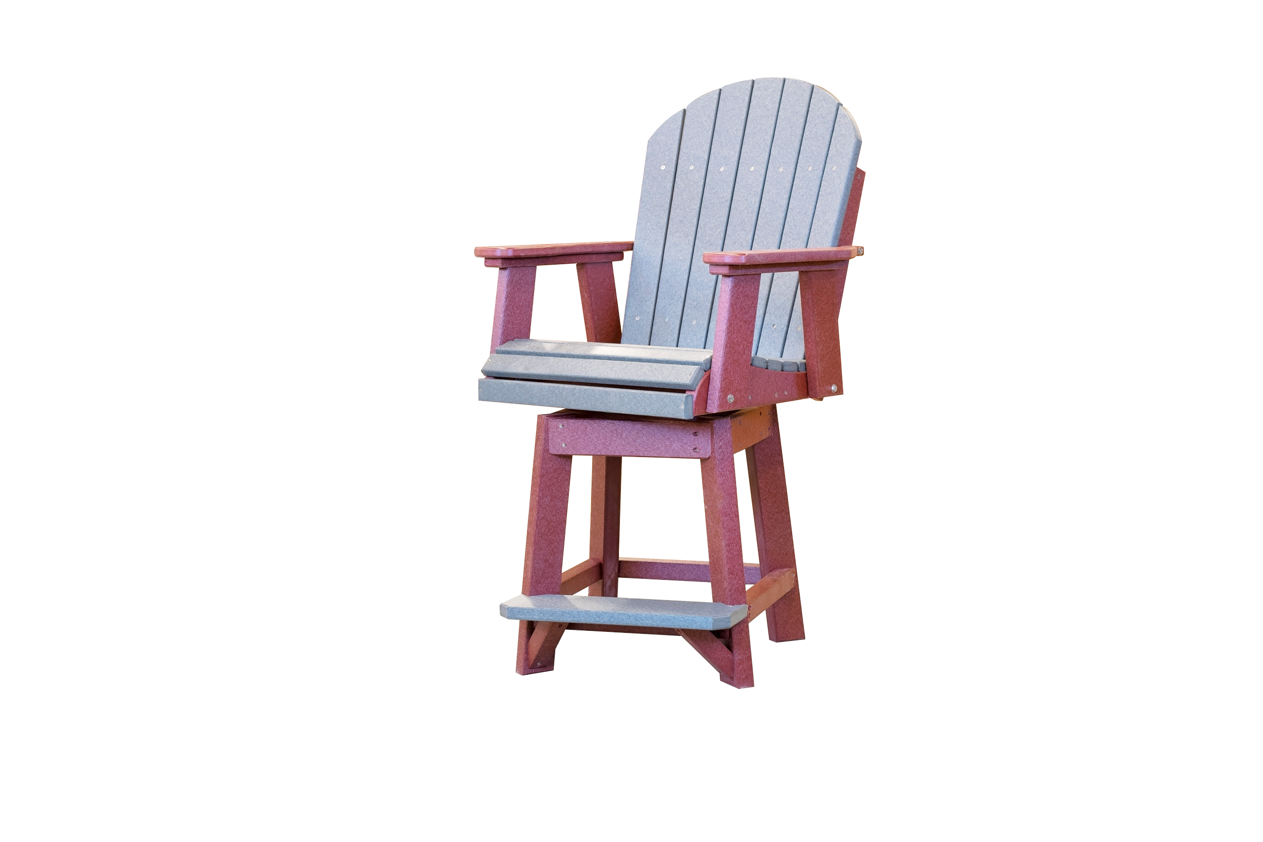 Counter Height Poly Swivel Chair (Cedar on Cherrywood).png