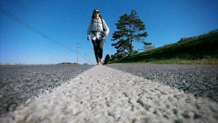 Baumer walked barefoot for over 700 miles through America. He filmed every step of the way.