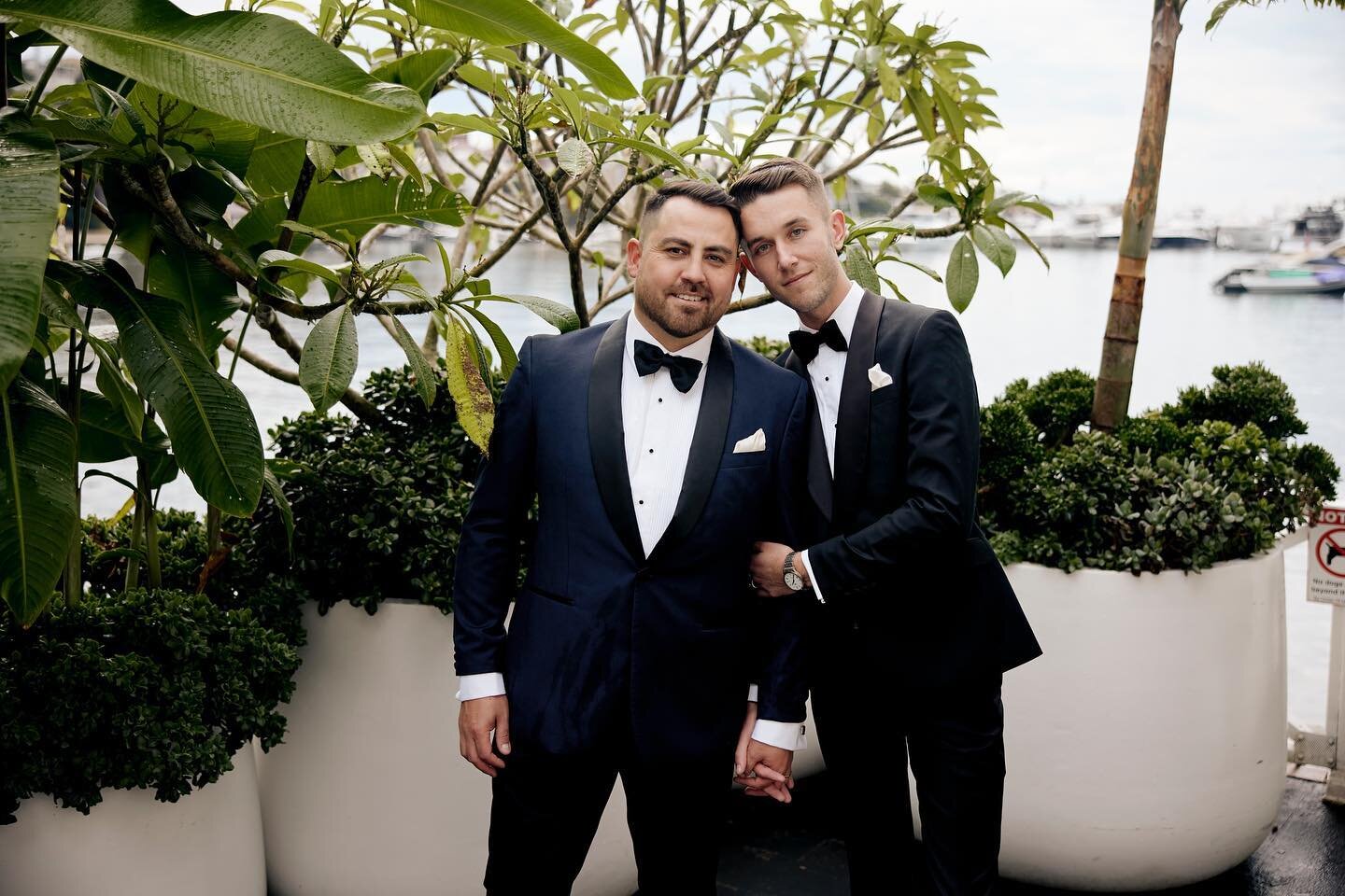Mitch + Dave&rsquo;s beautiful wedding at @theboathouserosebay 🥂 

Photo @jamessimmonsphotography