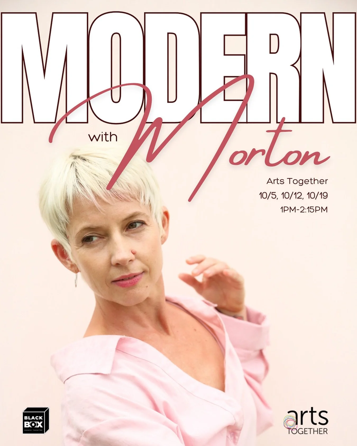 Happy October 🍁 

Modern with Morton is hereee! Sign up at the link in the bio. See you this Sunday from 1-2:15PM at the always gorgeous @artstogether 🍂

Photo by @anabellegracee 
#BBDT #BlackBoxDanceTheatre #RaleighDance #ModernDance #DropInDanceC