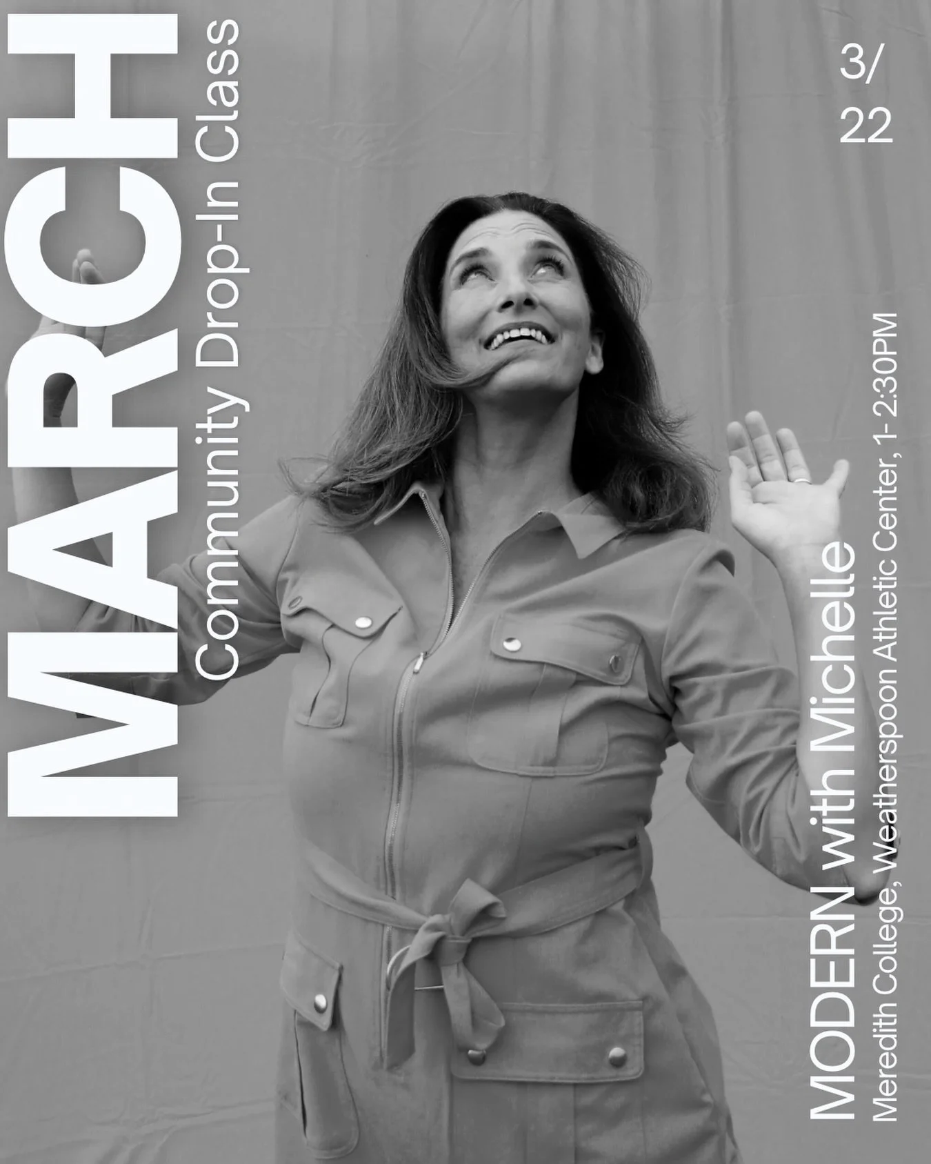 March Community Drop-In Class Alert 🔔 

This month, BBDT Artistic Director, Michelle Pearson shares her magic and whimsy with us in a classical modern dance class. Try on rigorous movement, experiment with expressive artistry, and immerse yourself i