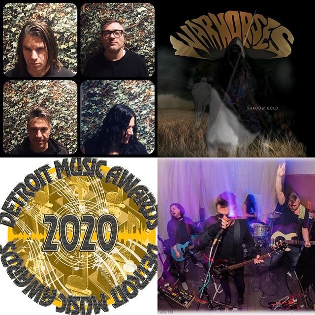 Thanks @detroitmusicawards voters! We are honored to be on the final ballot for 3 categories: Outstanding Heavy Rock group⚡️ Live Performance ⚡️ and  Outstanding Rock Recording &mdash; for our LP &ldquo;Shadow Gold&rdquo;⚡️ Congratulations to all the