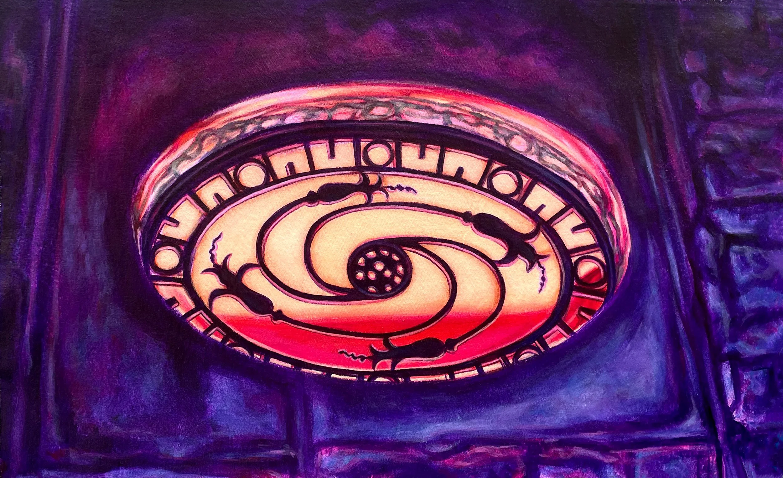 Stranger; Stranger Skies acrylic on canvas